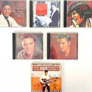 Elvis Presley 6 CD Lot 19 Top Ten Hits + Classic Christmas Album + Jordanaires